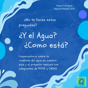 Conversatorio sobre calidad de agua y proyecto Neptuno se desarrollar&aacute; en Sarand&iacute; Grande