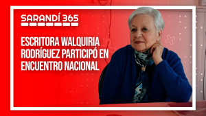 Escritora de Sarand&iacute; Grande Walquiria Rodr&iacute;guez comparti&oacute; su experiencia en Encuentro de Escritores y anunci&oacute; un nuevo libro