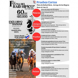 $ 110.000 ser&aacute; el 1&deg; premio del 1&deg; ra&iacute;d "Cuna del Ra&iacute;d" en Sarand&iacute; Grande