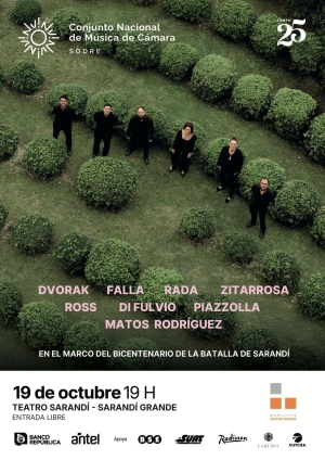 Conjunto Nacional de M&uacute;sica de C&aacute;mara del SODRE se presentar&aacute; el domingo en Teatro de Sarand&iacute; Grande