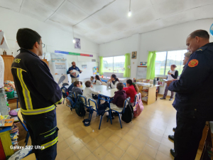 Capacitaron hoy sobre Gesti&oacute;n del Riesgo a alumnos de escuelas rurales