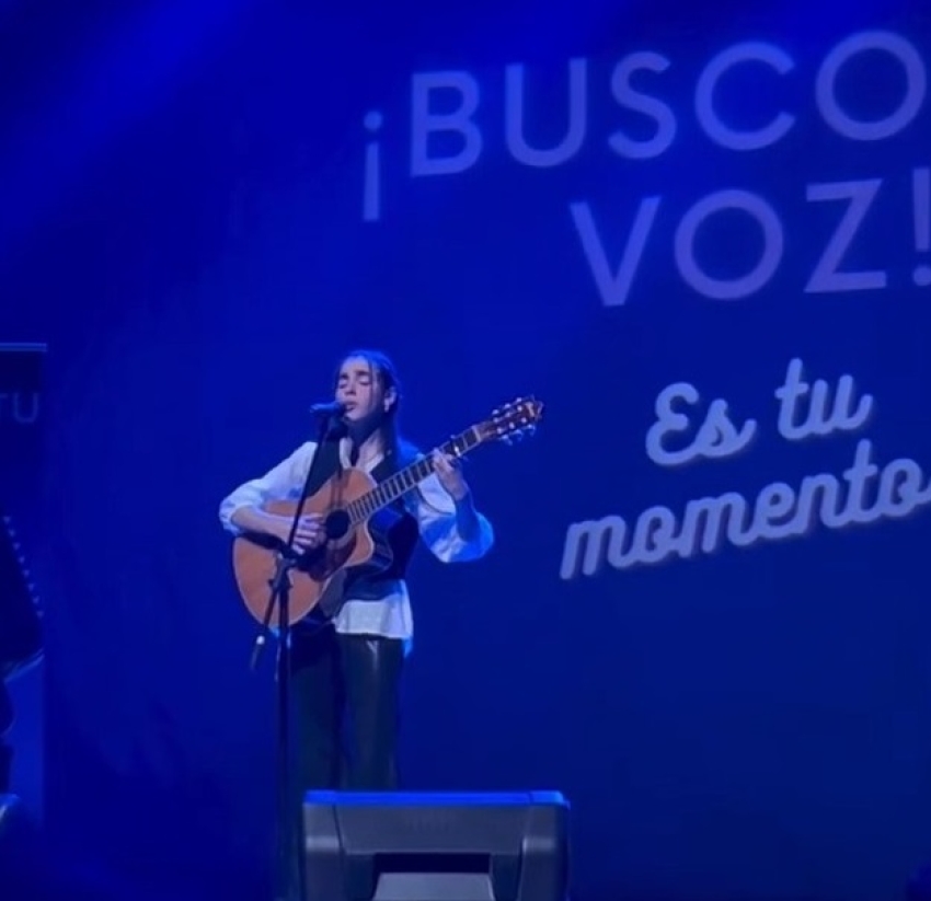 Joven folclorista Luc&iacute;a Vi&ntilde;a interpretar&aacute; "El Viol&iacute;n de Becho" en primera gala del Concurso "Busco Tu Voz"