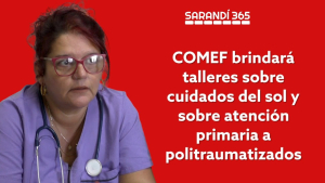 COMEF brindar&aacute; en Sarand&iacute; Grande talleres sobre cuidado de la piel del sol y atenci&oacute;n primaria a politraumatizados